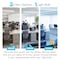 Luxrite T8 LED Tube Light Bulbs 18W (32W Equivalent) 3 CCT Selectable 2340LM Type A+B G13 Base 4PK LR34235-4PK - alternate 4